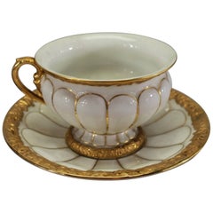 19th Century Meissen Porcelain Cup and Saucer 3