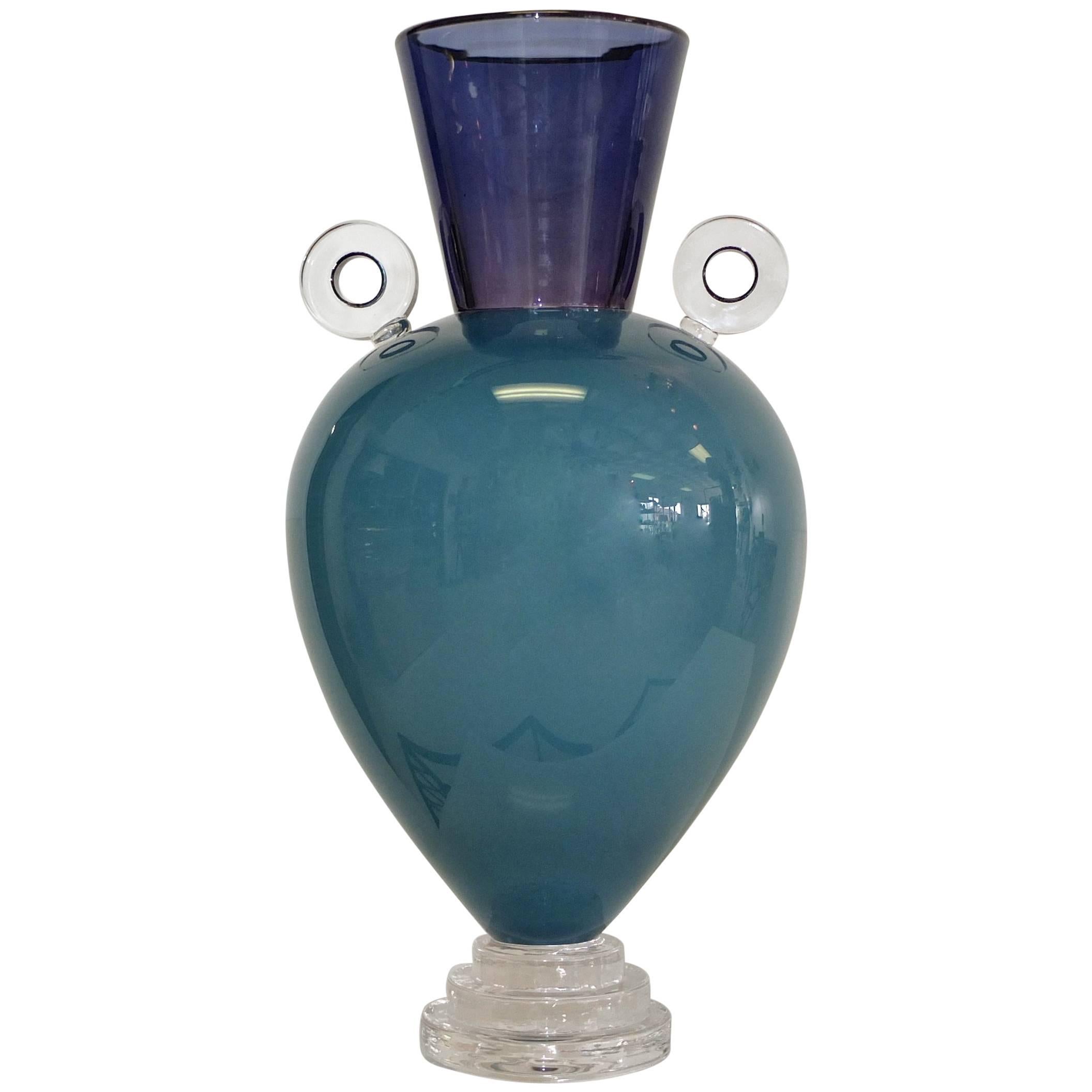 Alex Brand Signed Art Glass Vase