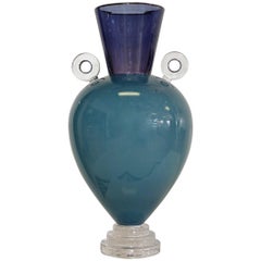 Vintage Alex Brand Signed Art Glass Vase