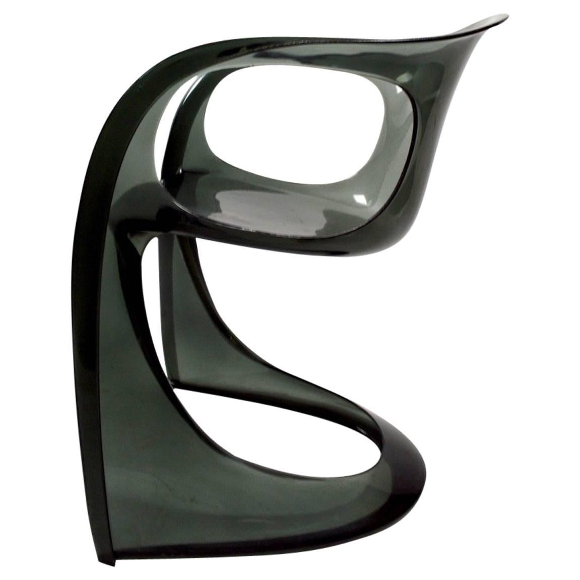 Smoked Lucite Casalino Chair by Alexander Begge