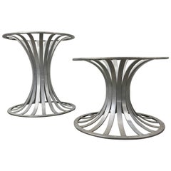 Pair of Woodard Aluminum Table Bases or Pedistals