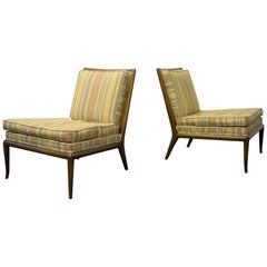 Pair of Slipper Lounge Chairs by T.H. Robsjohn-Gibbings 6