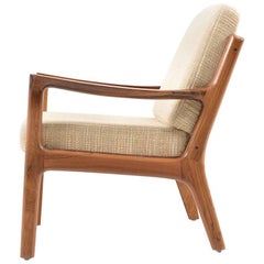 Rare Senator Easy Chair in Rosewood by Ole Wanscher