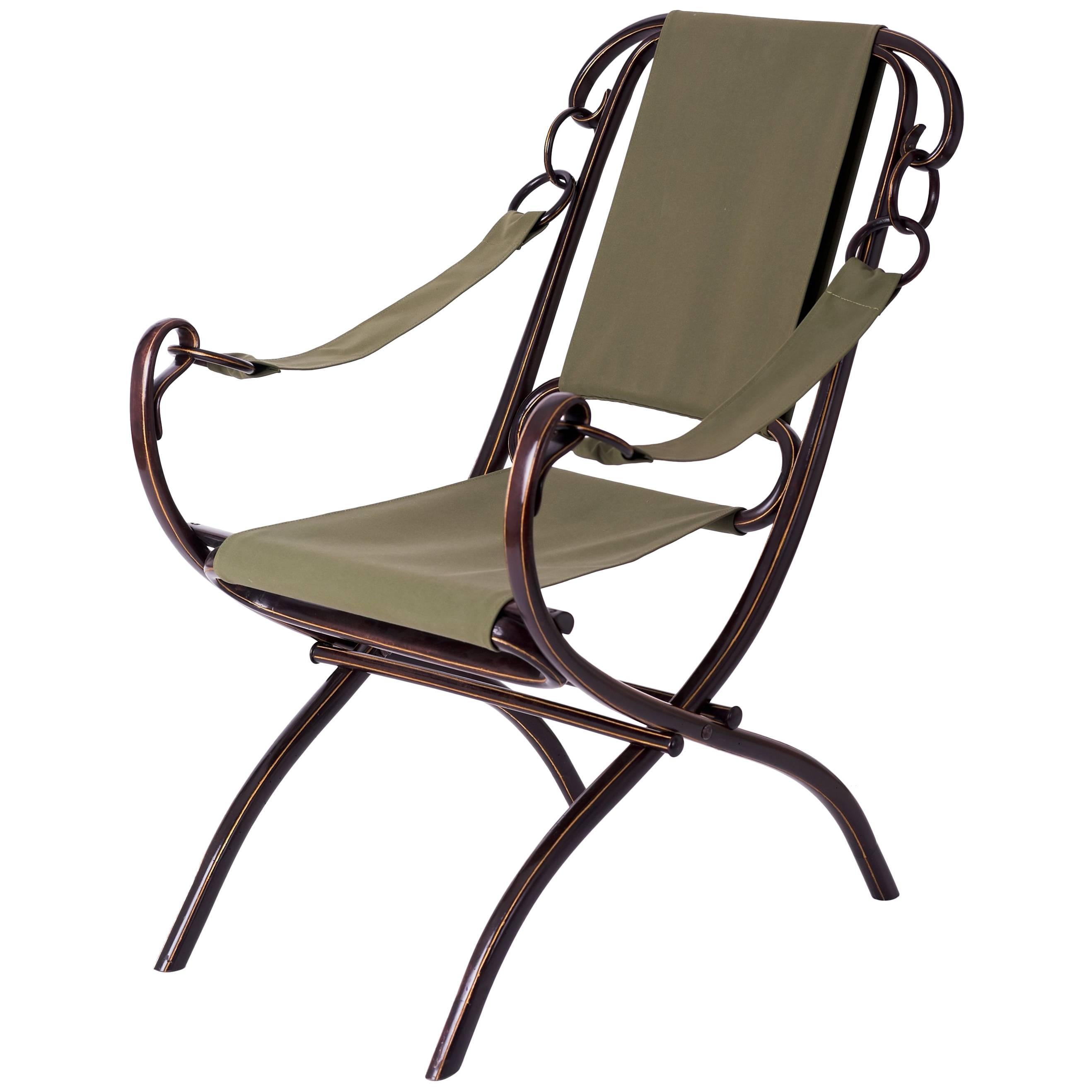 Folding Armchair Number 2 from Thonet, 1885