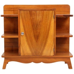 Art Deco Small Walnut Cabinet, circa 1930