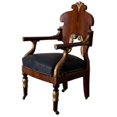 Chair Russian 19th Century Empire Period, Russia