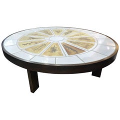 Beautiful Roger Capron Cocktail Table, circa 1960