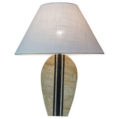 Table Lamp in Stone Marquetry Table Lamp in Stone Marquetry