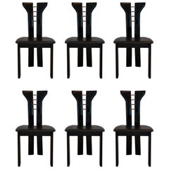 Set of Six Smashing Pierre Cardin Dining Chairs 2