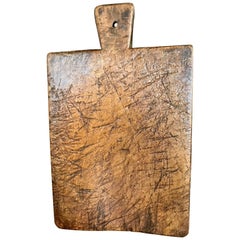 19th Century French Fruitwood Chopping Board