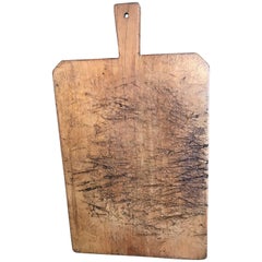 19th Century French Fruitwood Chopping Board