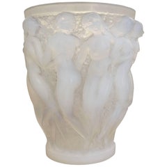 Rene Lalique Opalescent Vase "Bacchantes"