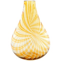 Glass Vase 'Samarcanda' Lino Tagliapietra for Effetre International, Italy, 1986