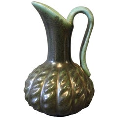 Jug in Dark Green and Turquoise Colors by Michael Andersen & Son, 1960