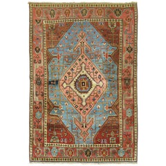 Vintage Persian Hamedan Malayer Rug 6