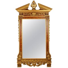 Large George II Style Wall Mirror, 19th Century 7