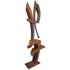Cyrille Husson Huge Iron Abstract Sculpture