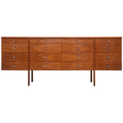 Paul McCobb Mid-Century Walnut Chest of Drawers or Sideboard, USA, 1960s