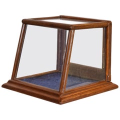 Small Walnut Display Box, circa 1920