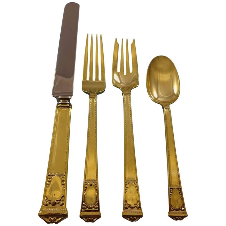 San Lorenzo Gold by Tiffany and Co. Sterling Silver Flatware Set