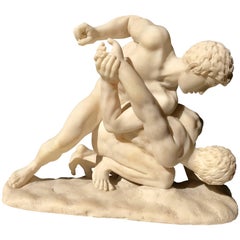 A Sculpture of "The Wrestlers"