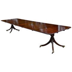 Late 19th Century Regency Style Mahogany Dining Table 10