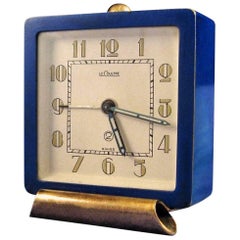 Retro Rare Art Deco Clock by Jaeger-LeCoultre, circa 1930