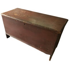 Early American Six Board Blanket Chest