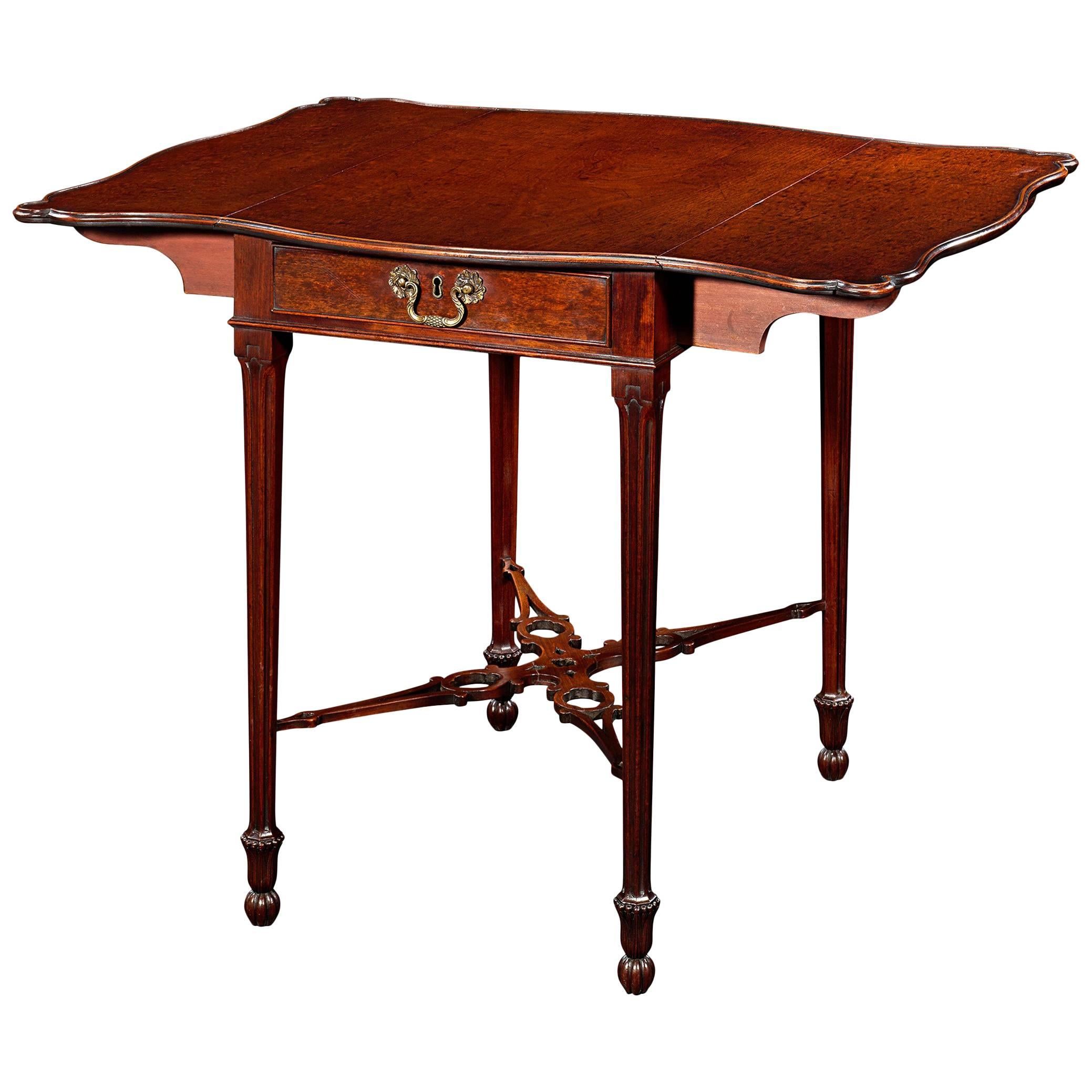 18th Century Chippendale Style Pembroke Table 