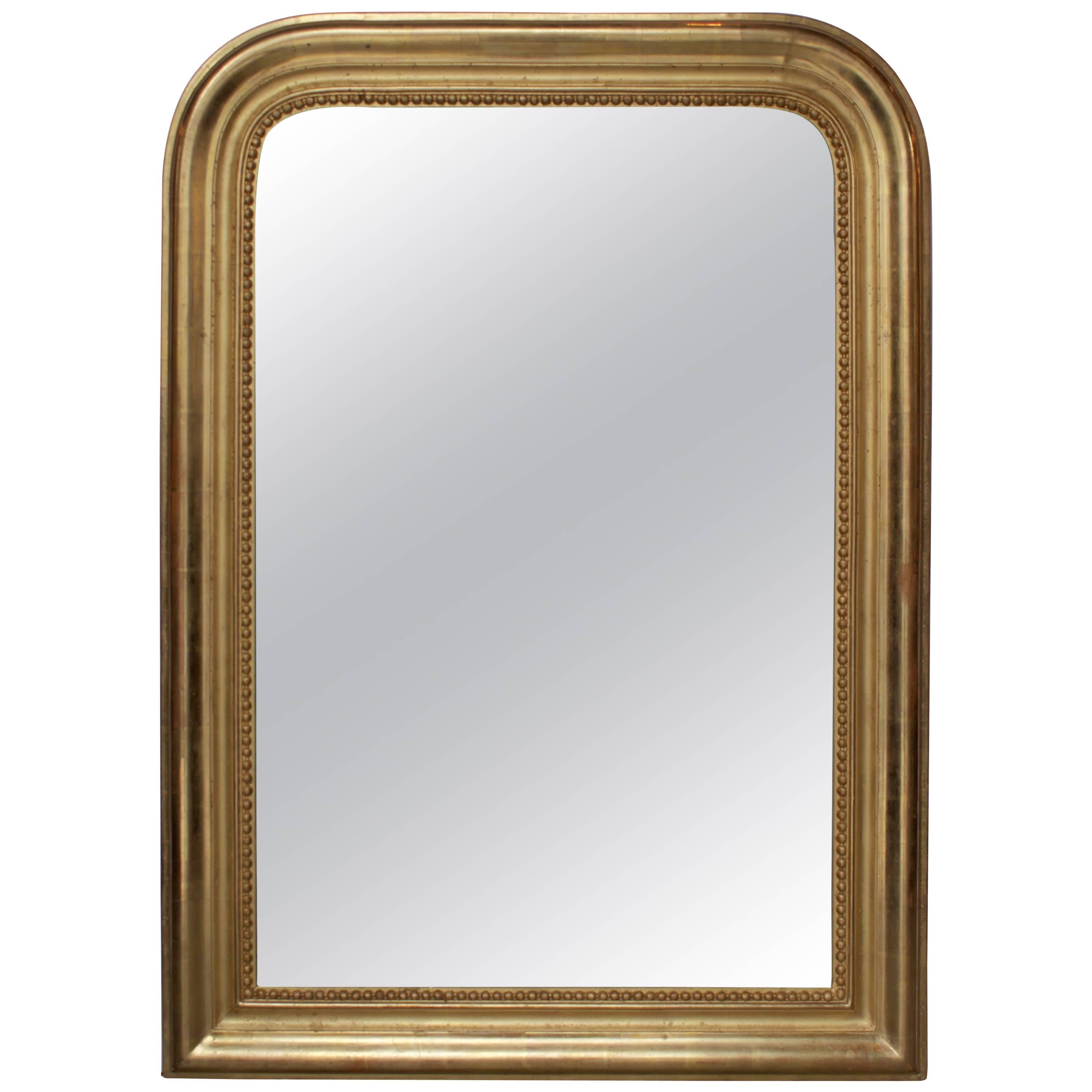 French Gilt Louis Philippe Mirror For Sale