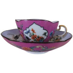 Antike Meissener Porzellan Kakiemon Tasse und Untertasse aus dem 18.