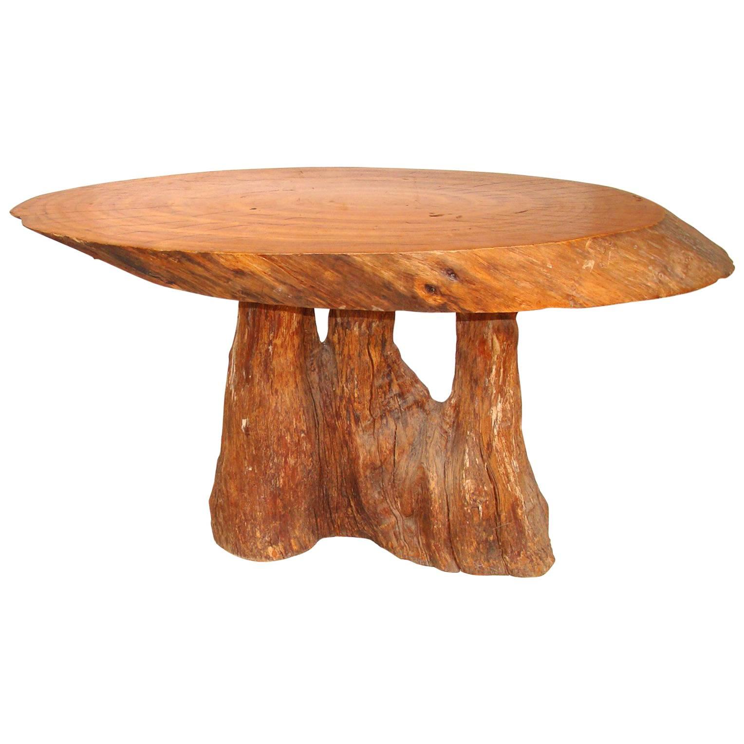 Rustic Modern Craft Table For Sale