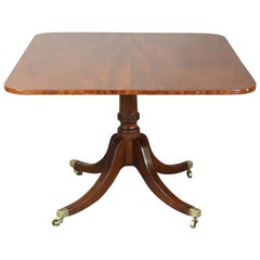 English Regency Mahogany Breakfast Table