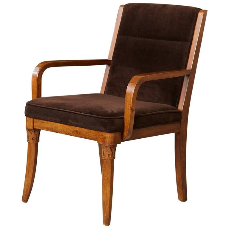 Napoleon Chocolate Brown Brass Nail Head Wingback Accent ...