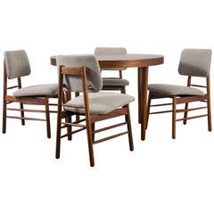 Mid-Century Modern Dining Table with Four Chairs by Greta Grossman 5
