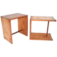 Pair of Vintage "Ulm" Stools by Max Bill