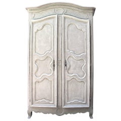 Extremely Rare Antique French, Louis XV Armoire