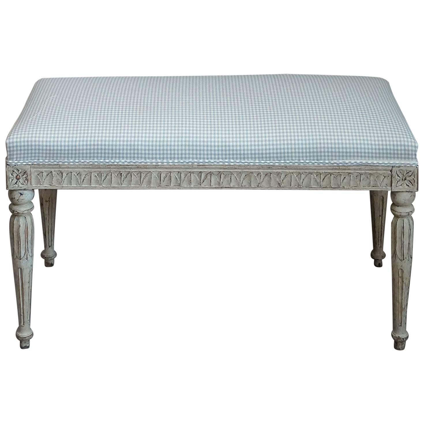 Later Swedish Bench in the Gustavian Style