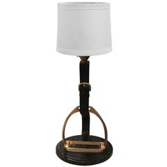 Jacques Adnet "Stirrup" Table Lamp