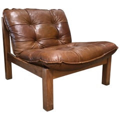 Low Vintage Midcentury Lounge Chair 7