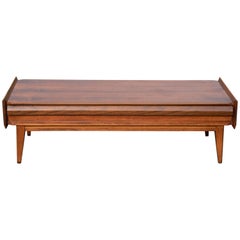 First Edition Lane Coffee Table Attributed to Andre Bus