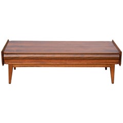 First Edition Lane Coffee Table Attributed to Andre Bus