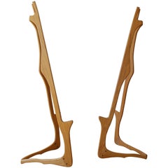 Sculptural Wood Art Easels 10