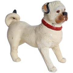 Vintage Statue of Pug Dog