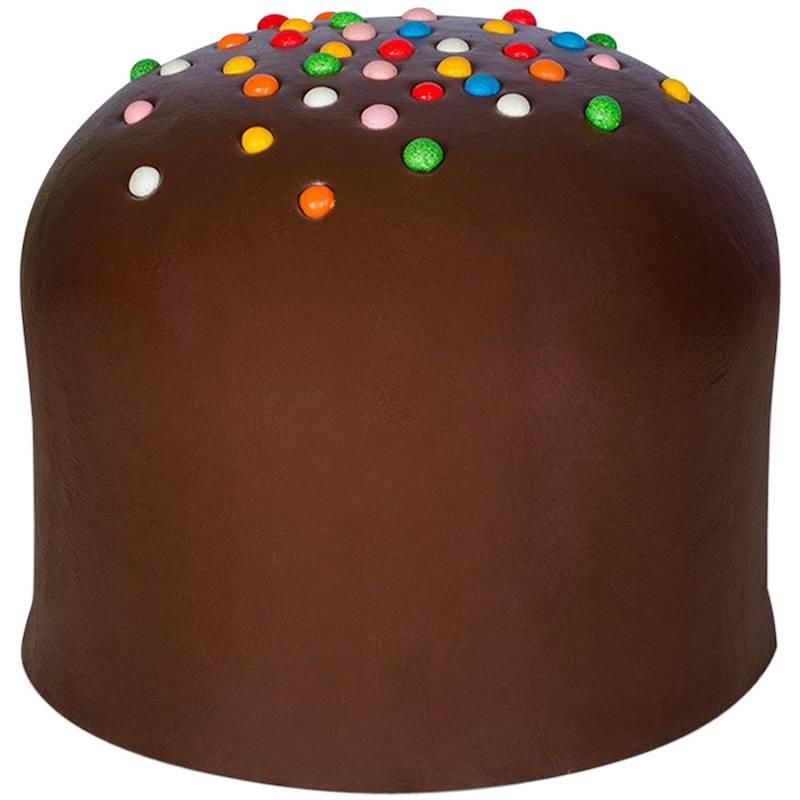 Pouf "Cioccolatino" Big Eat Series Moulded Poliurethane Foam For Sale