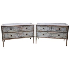 Gustavian-Style Chests of Drawers, First Half of the 19th Century