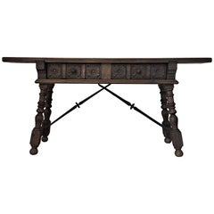 Spanish Baroque Console Table 8