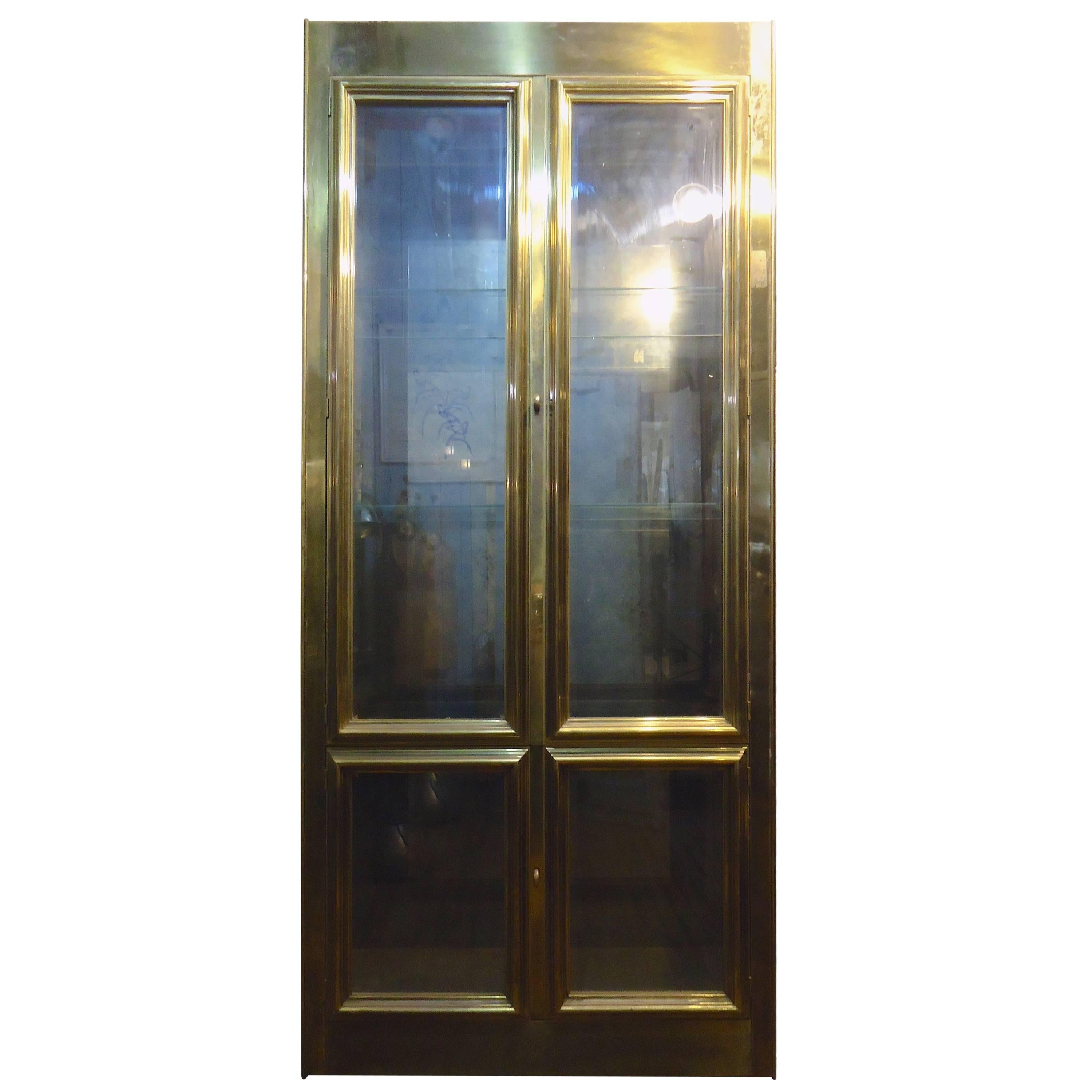 Mastercraft Tall Cabinet in Brass