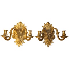 Baroque Gilt Bronze Sconces