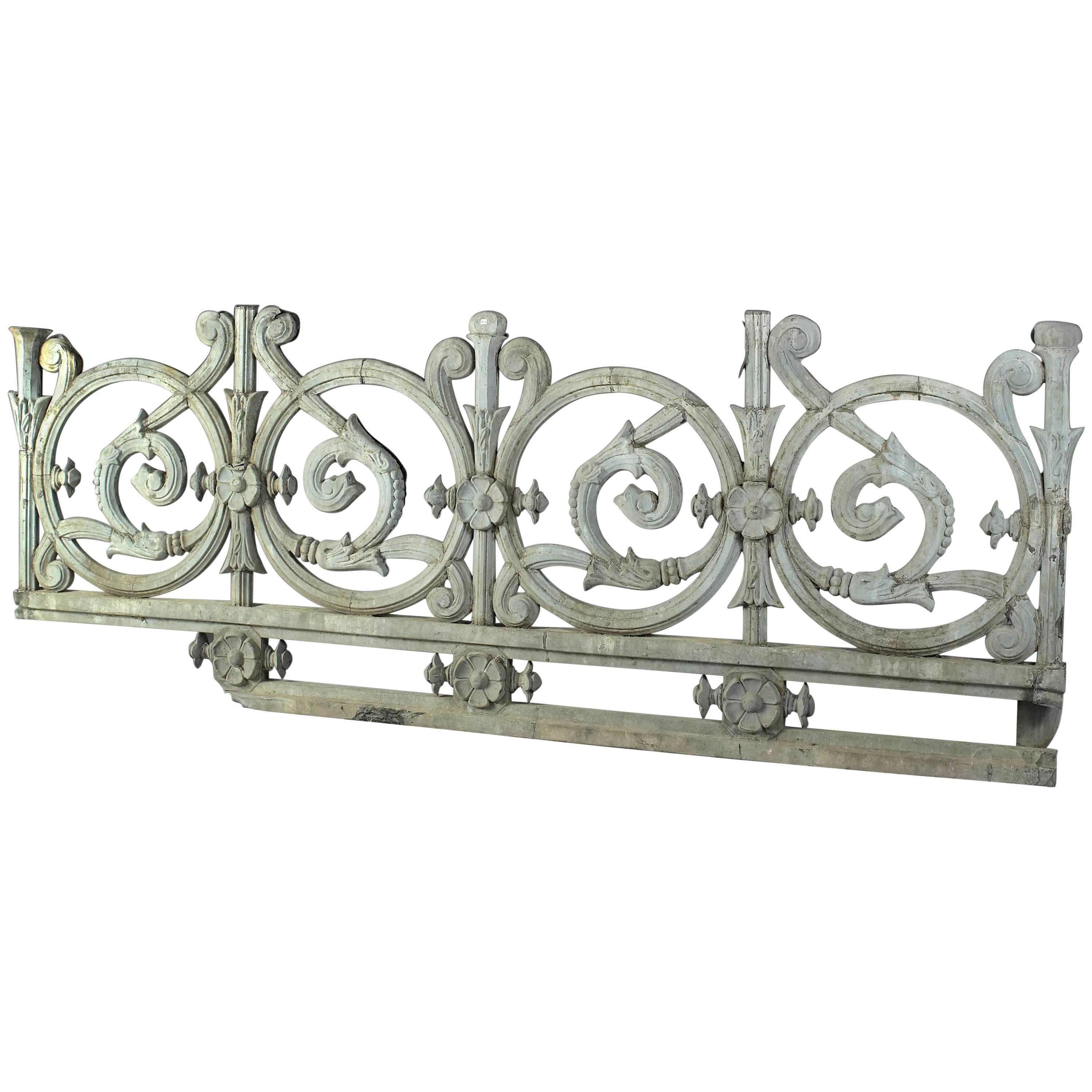 Very Exceptional Pair of Railings, France, 19th Century For Sale